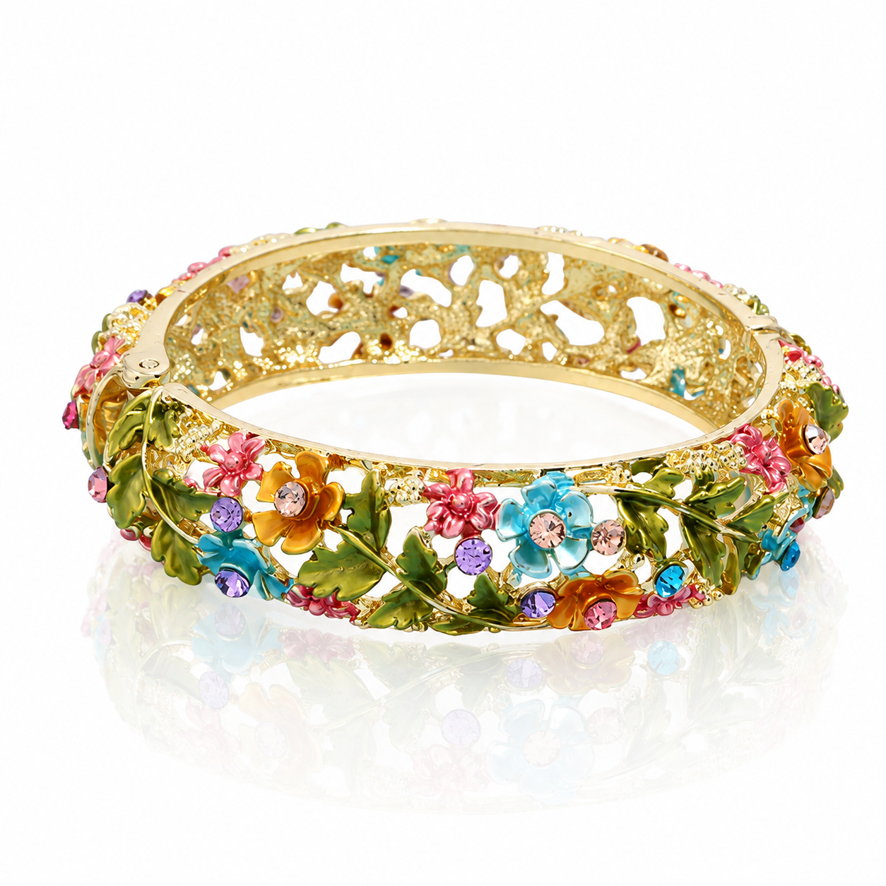 Enchanted Garden Floral Bracelet