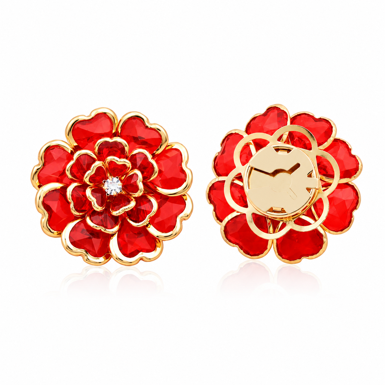 Ruby Majesty Button Cover