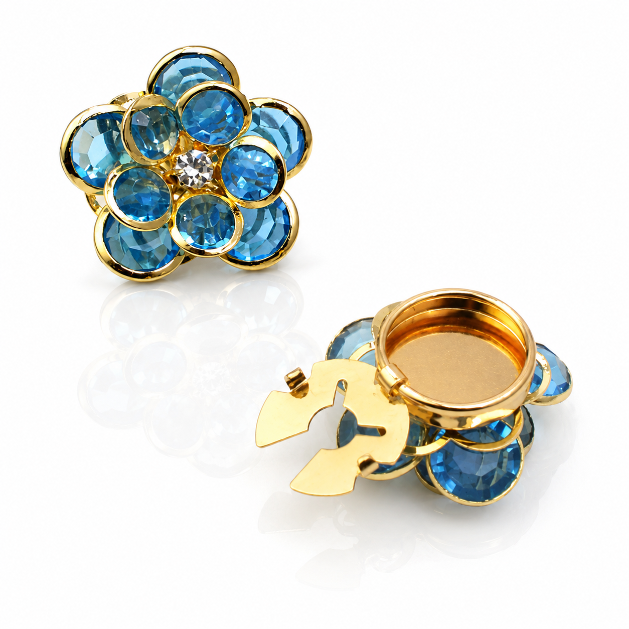 Bluebell Royale Button Cover