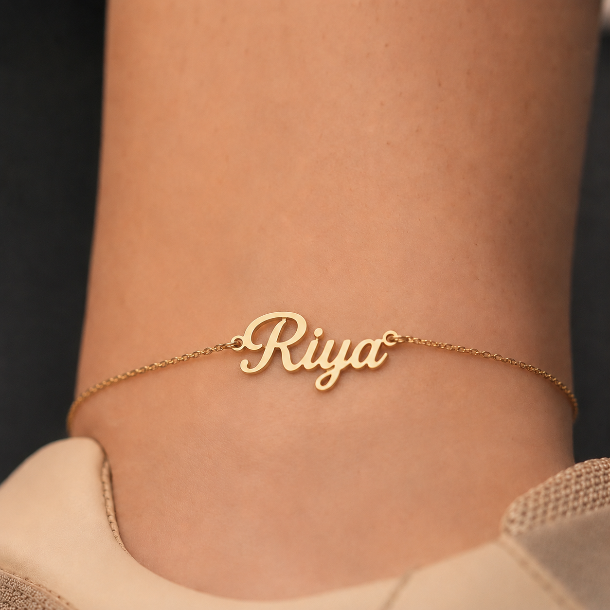 Personalised Name Anklet