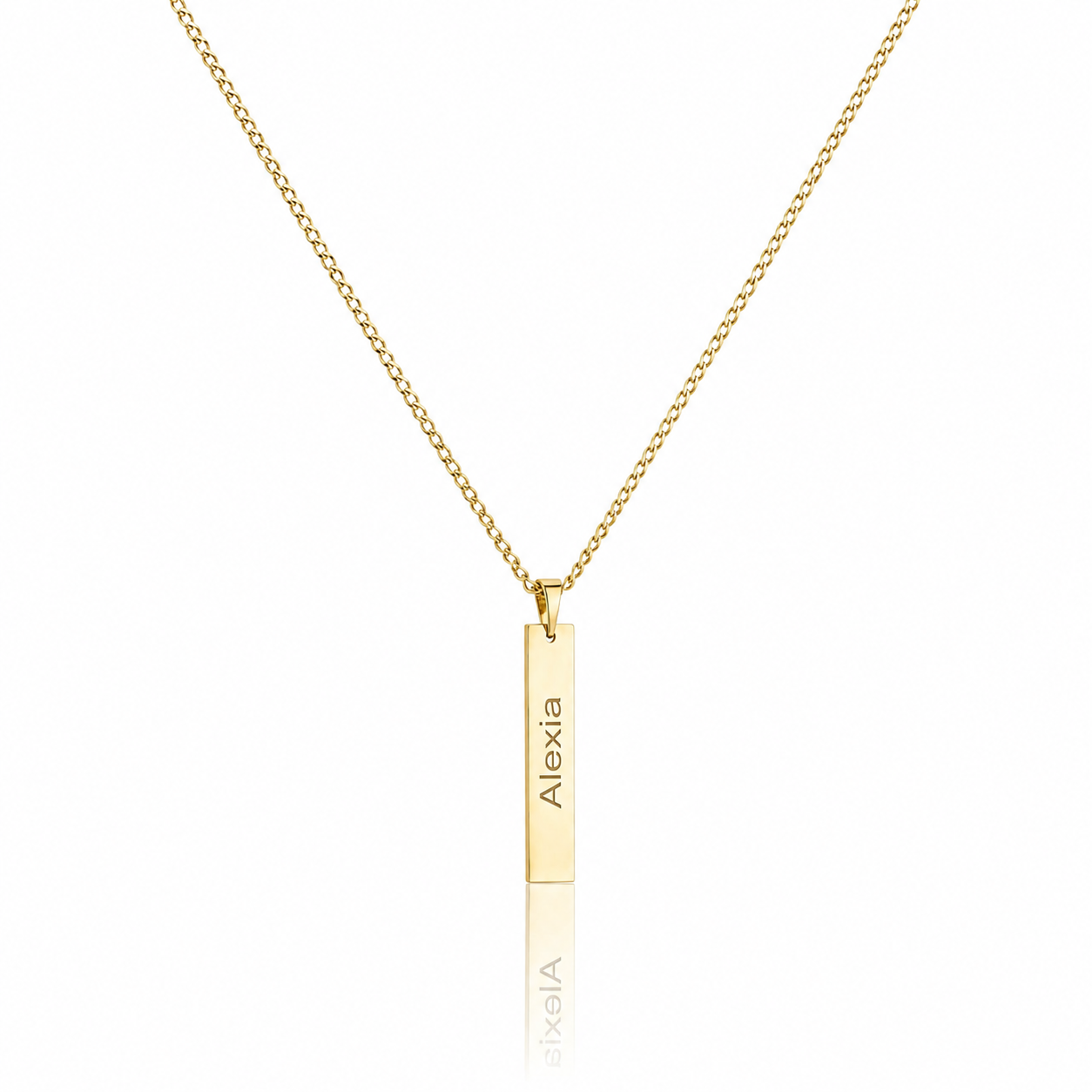 Engraved Tag Necklace