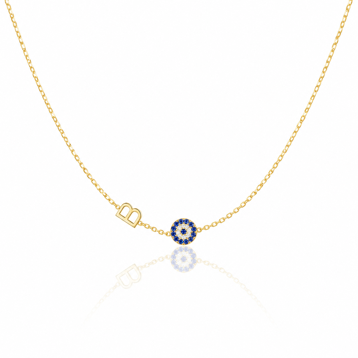 Initial Charm Necklace
