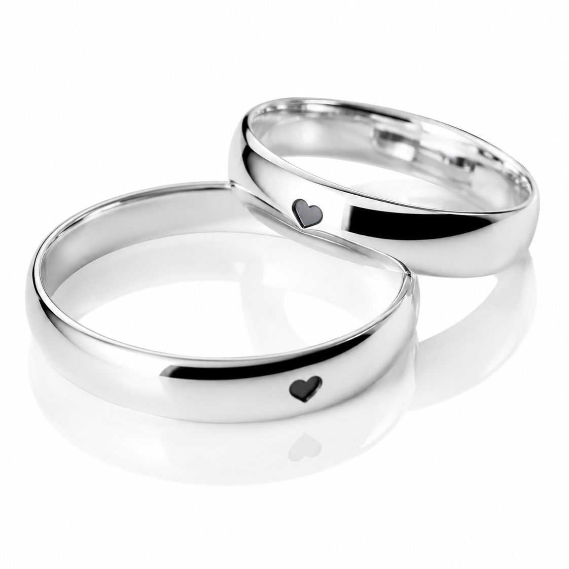 Couple Heart Rings