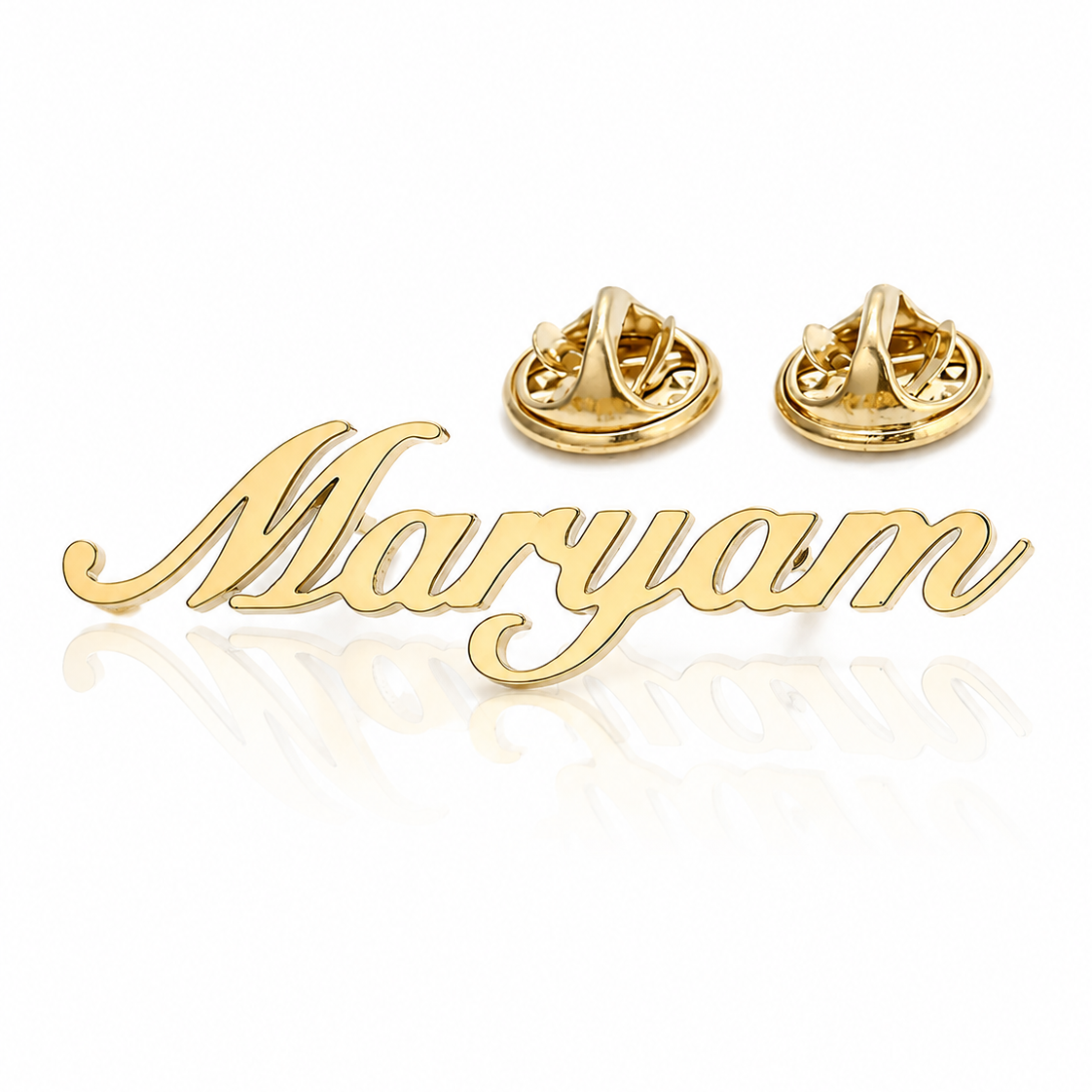 Cursive Name Brooch