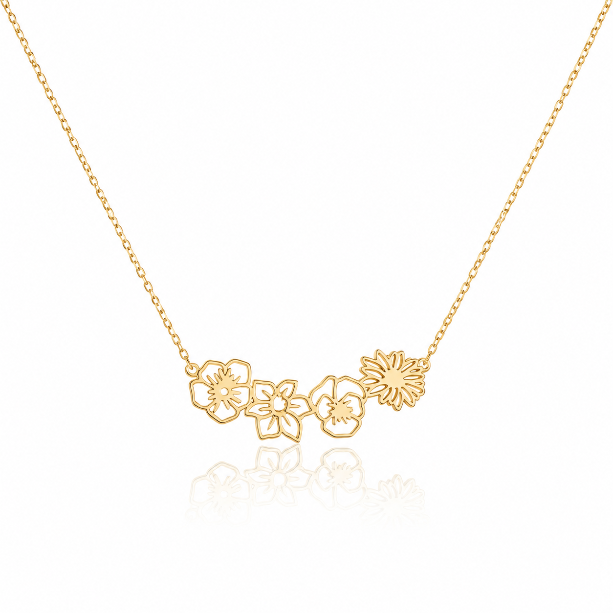 Birth Flower Necklace