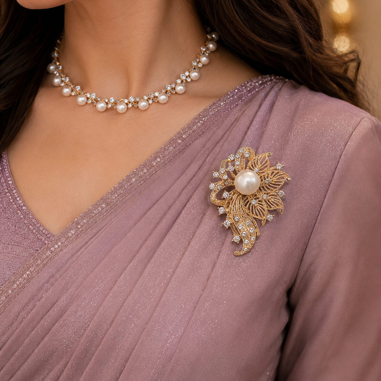 Pearl Blossom Brooch