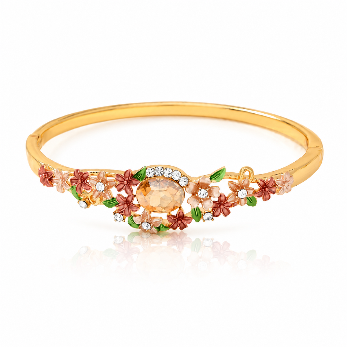 Champagne Garden Crystal Bracelet