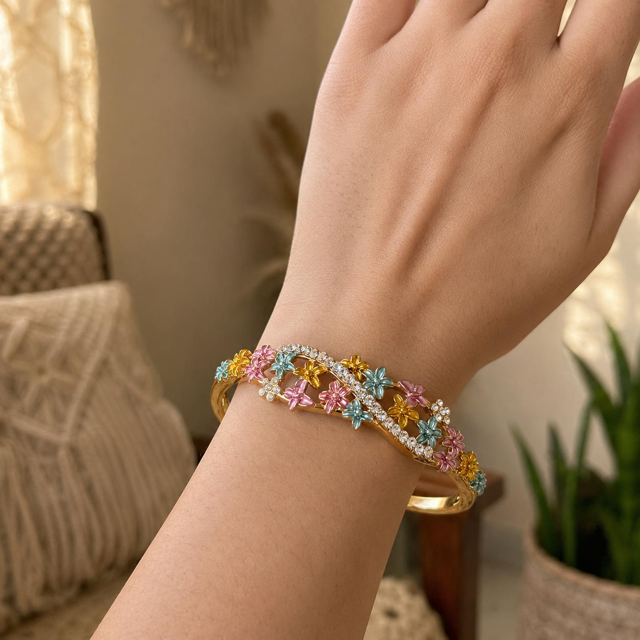 Blooming Garden Floral Bracelet
