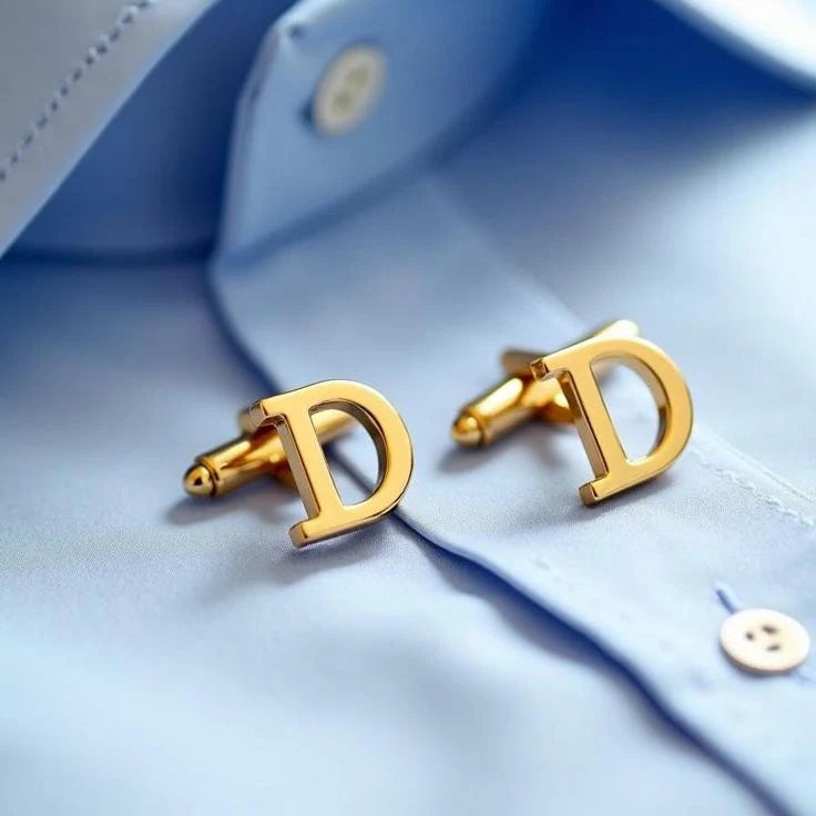 Single Initial Cufflink 2