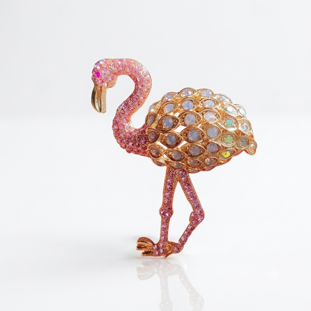 Flamingo Brooch Pin