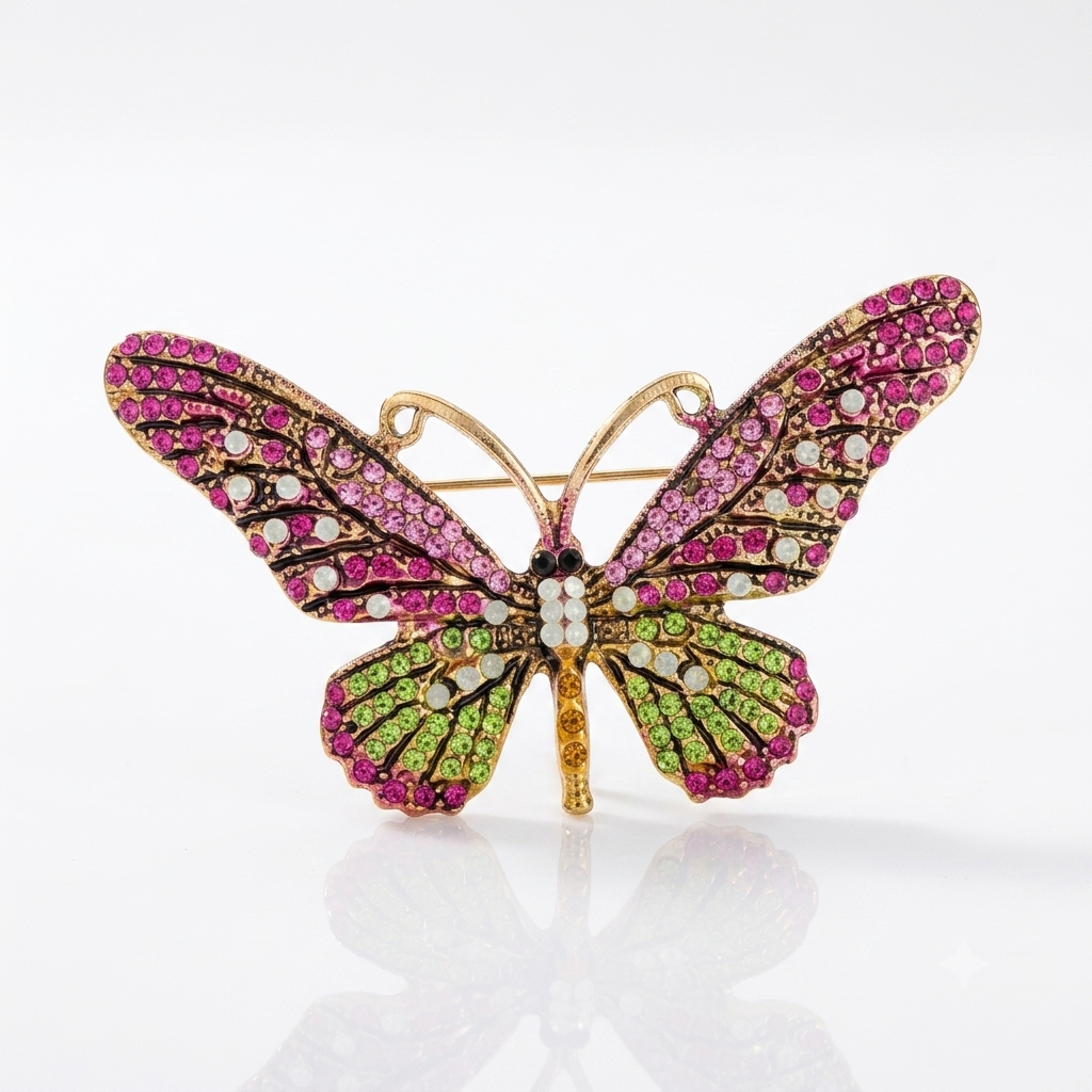 Majestic Butterfly Brooch Pin