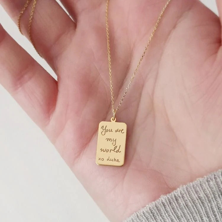 Note From Heart Necklace