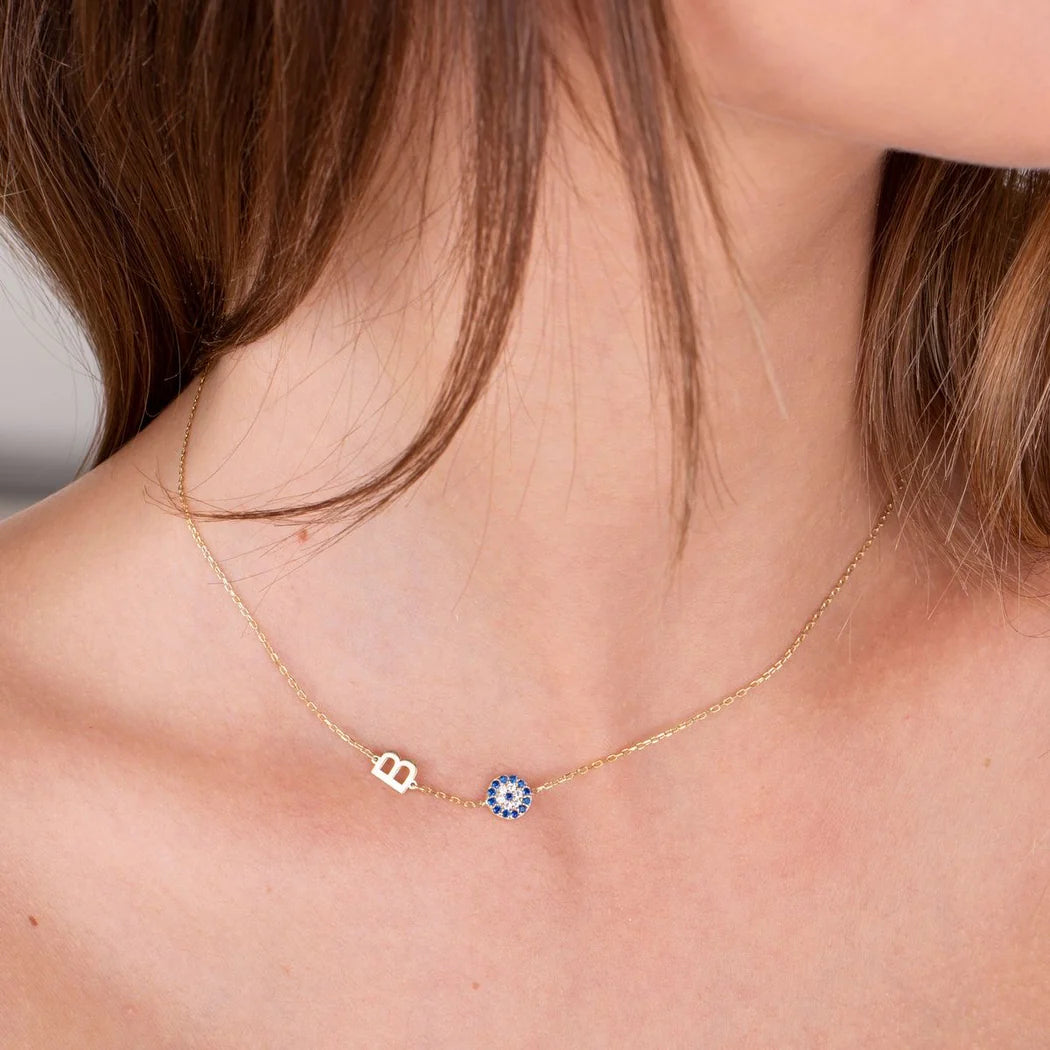 Initial Charm Necklace