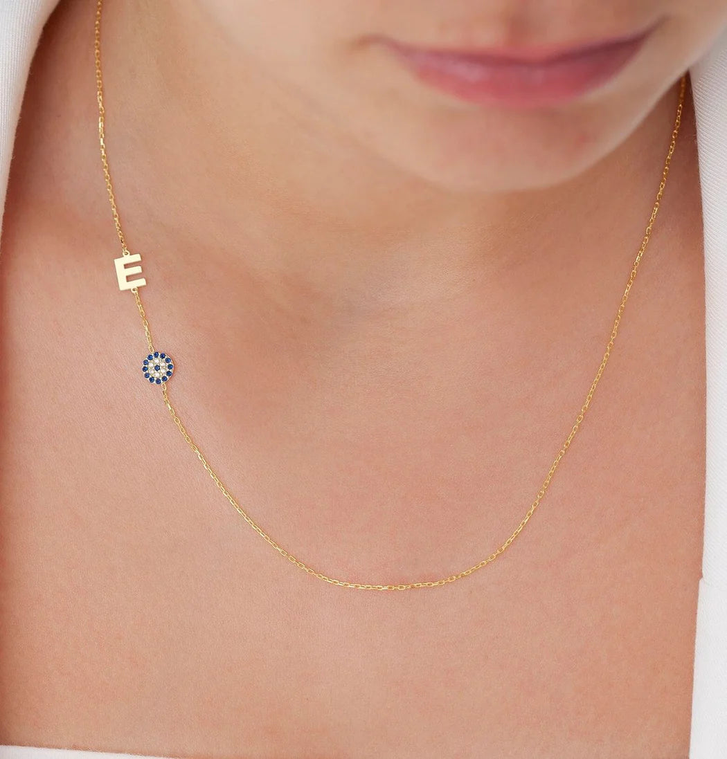 Initial Charm Necklace