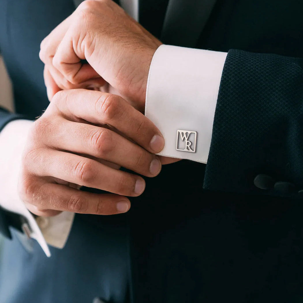 Groomsmen Initial Cufflinks