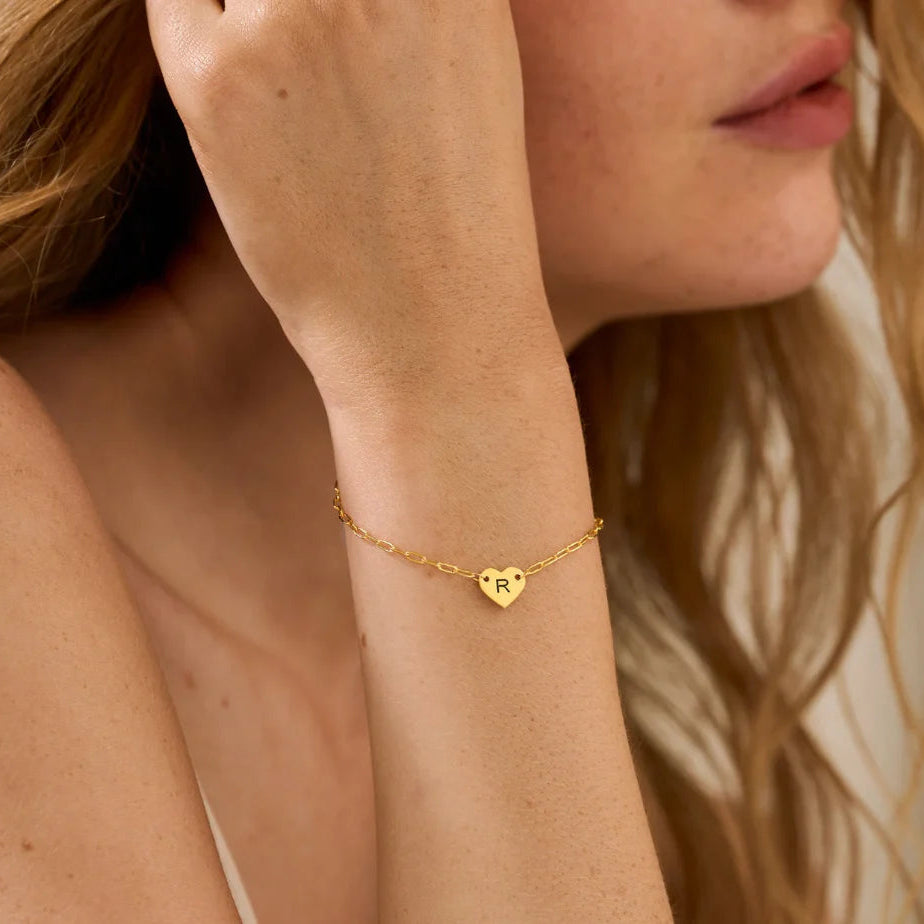 Paperclip Heart Bracelet