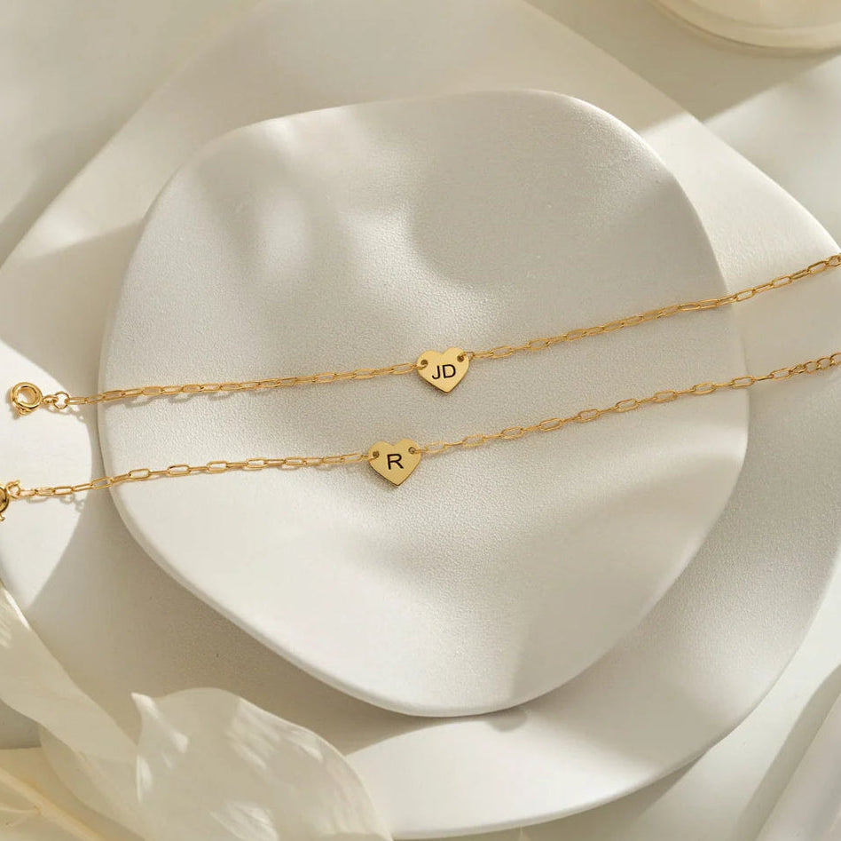Paperclip Heart Bracelet