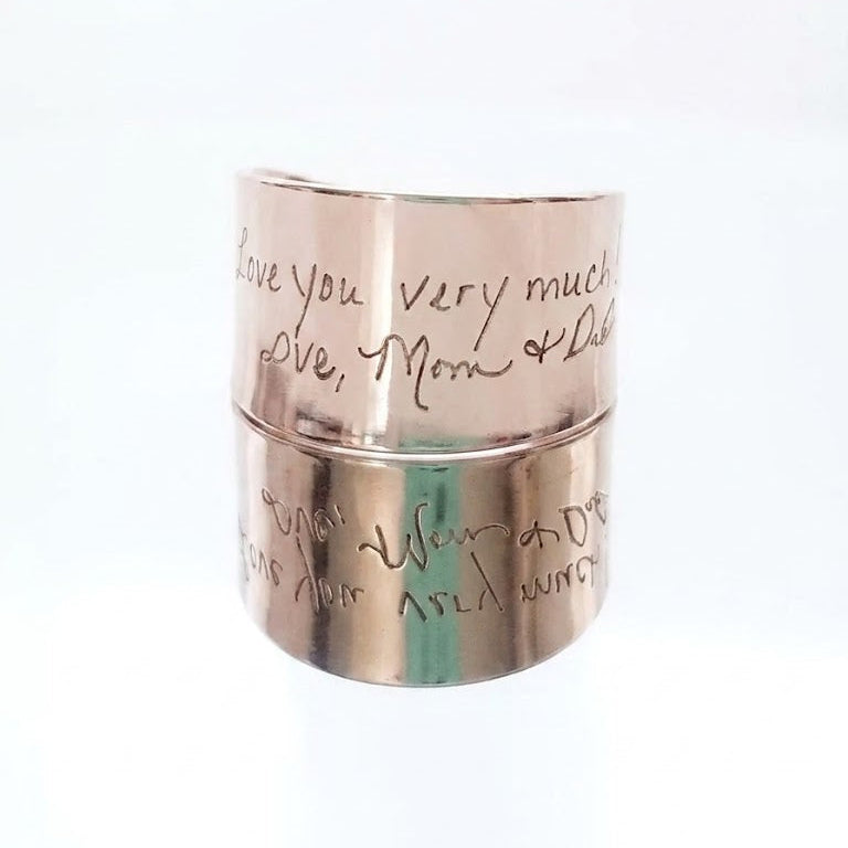 Engraved Cuff Ring