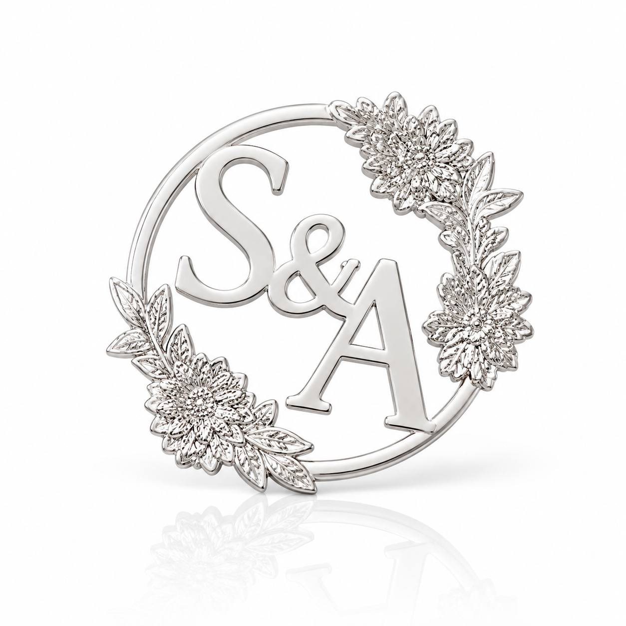 Personalised Monogram Brooch