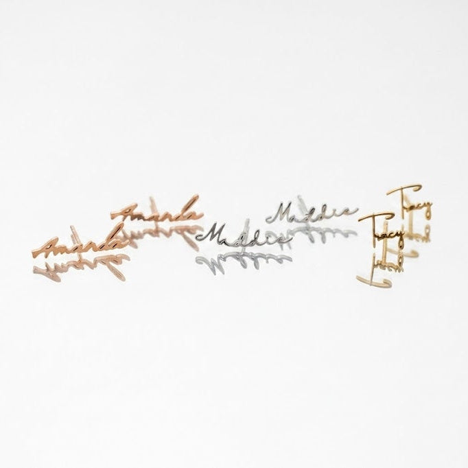 Personalised Name Earrings