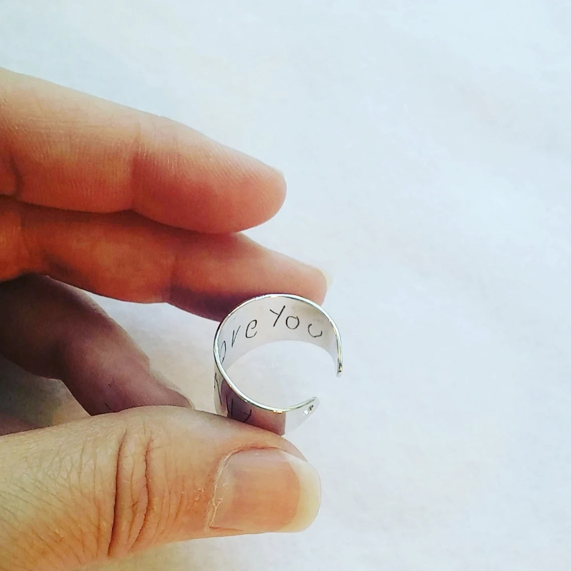 Engraved Cuff Ring