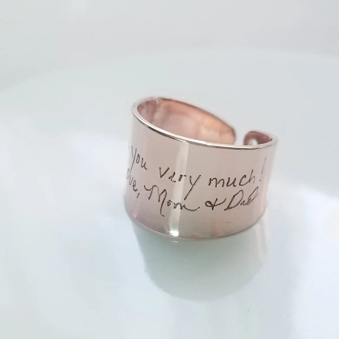 Engraved Cuff Ring