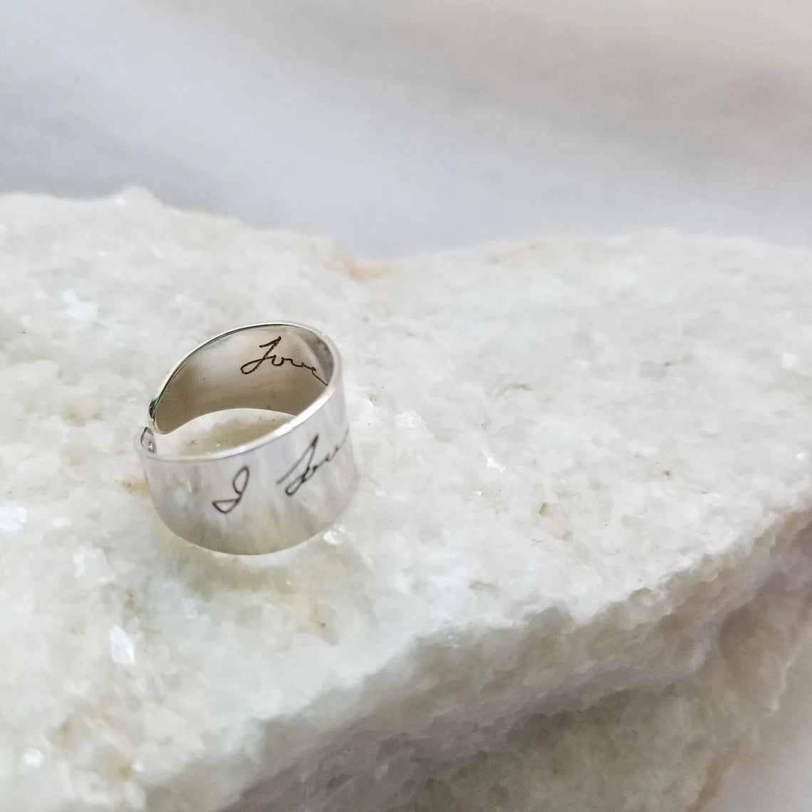 Engraved Cuff Ring