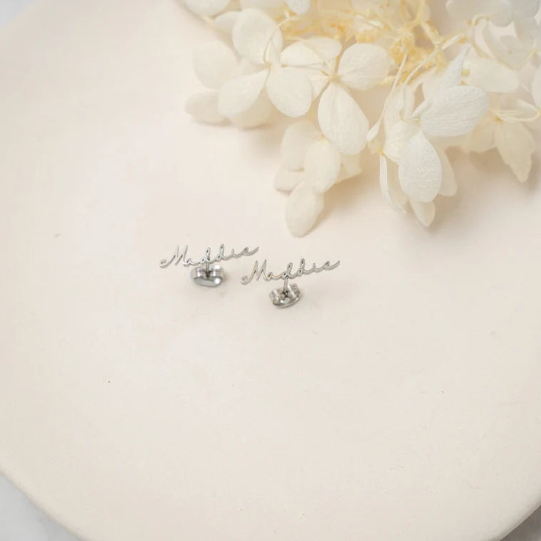Personalised Name Earrings