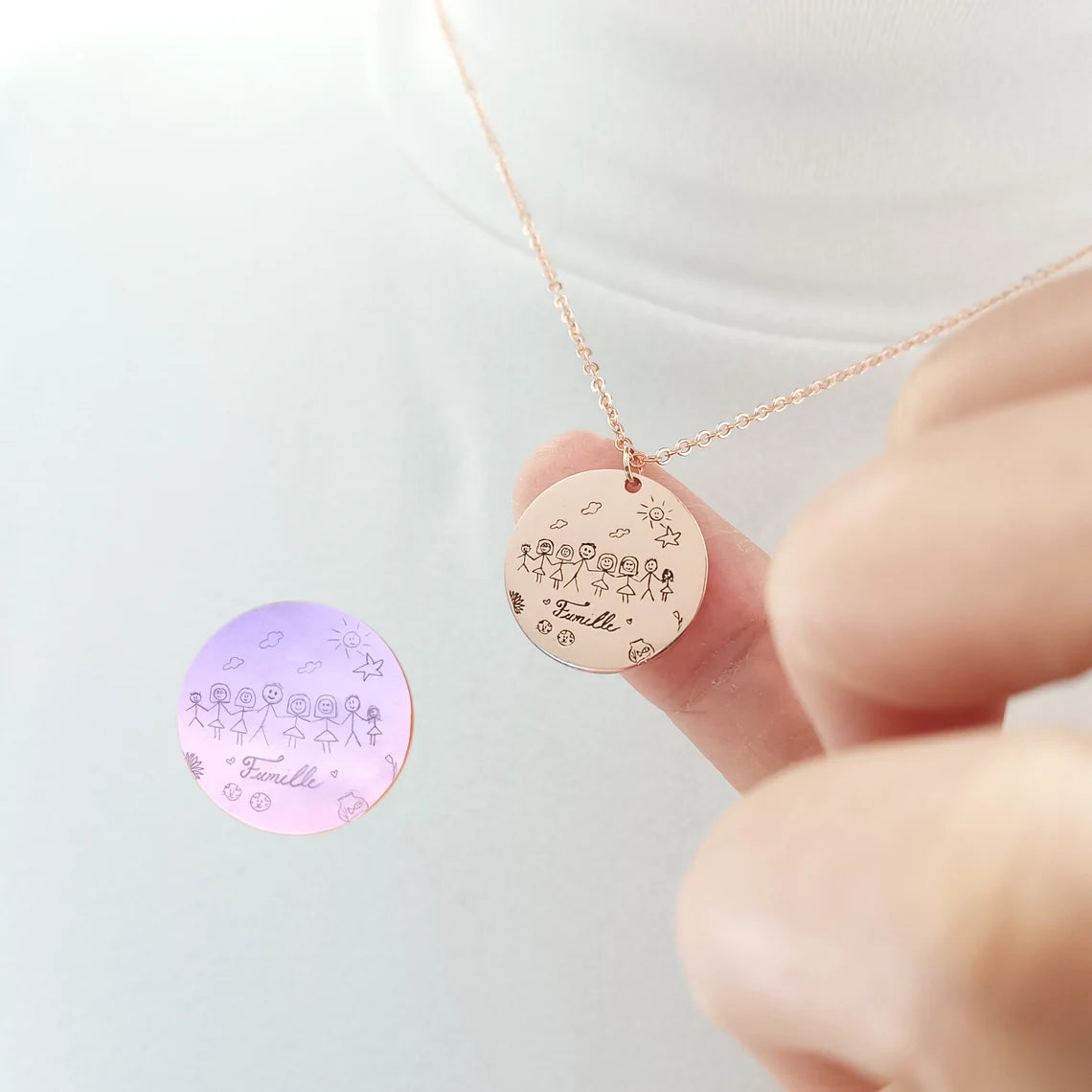 Actual Handwriting Necklace