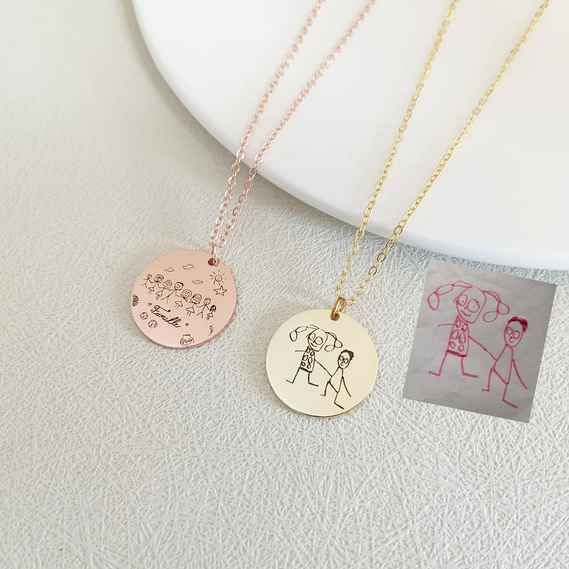 Actual Handwriting Necklace