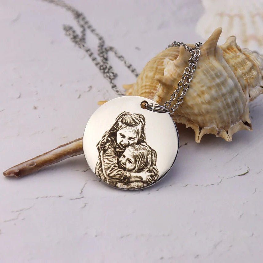 Memory Portrait Necklace