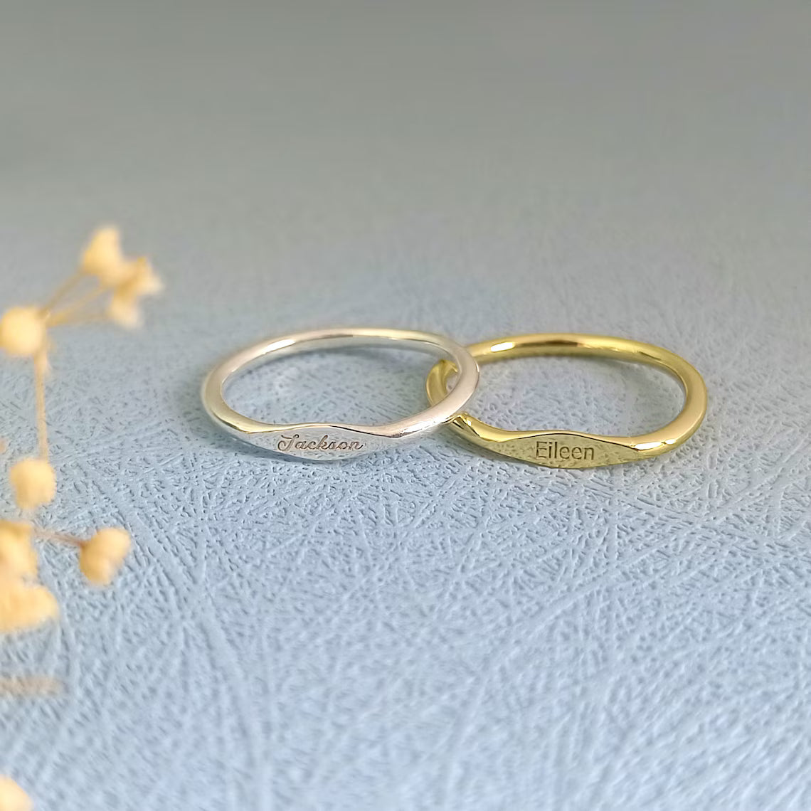 Signature Name Ring