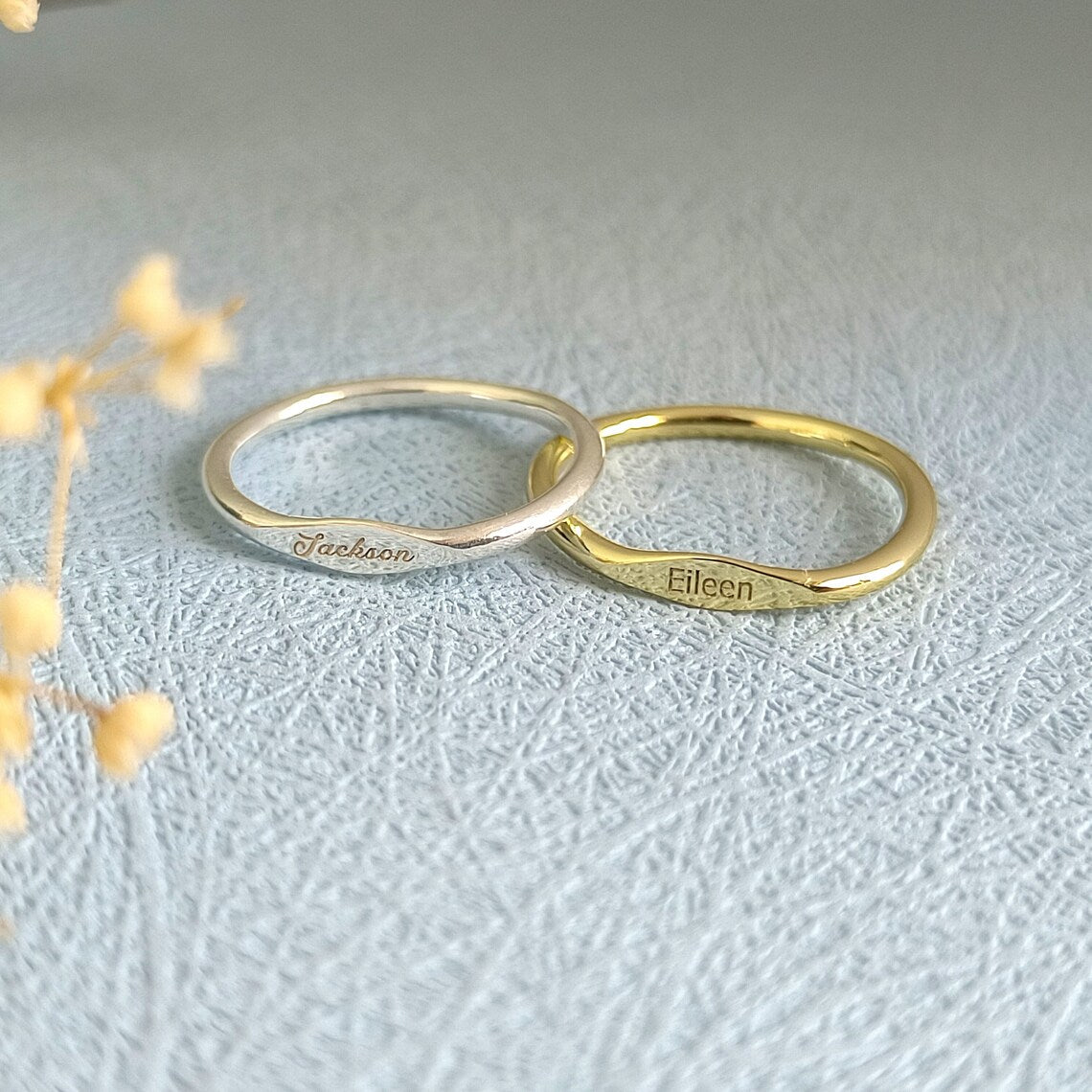Signature Name Ring