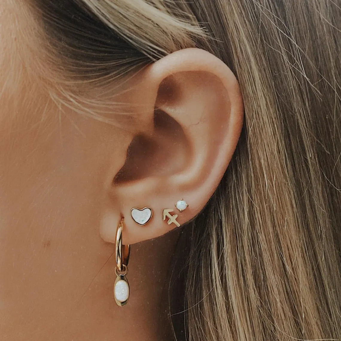 Small Zodiac Earrings