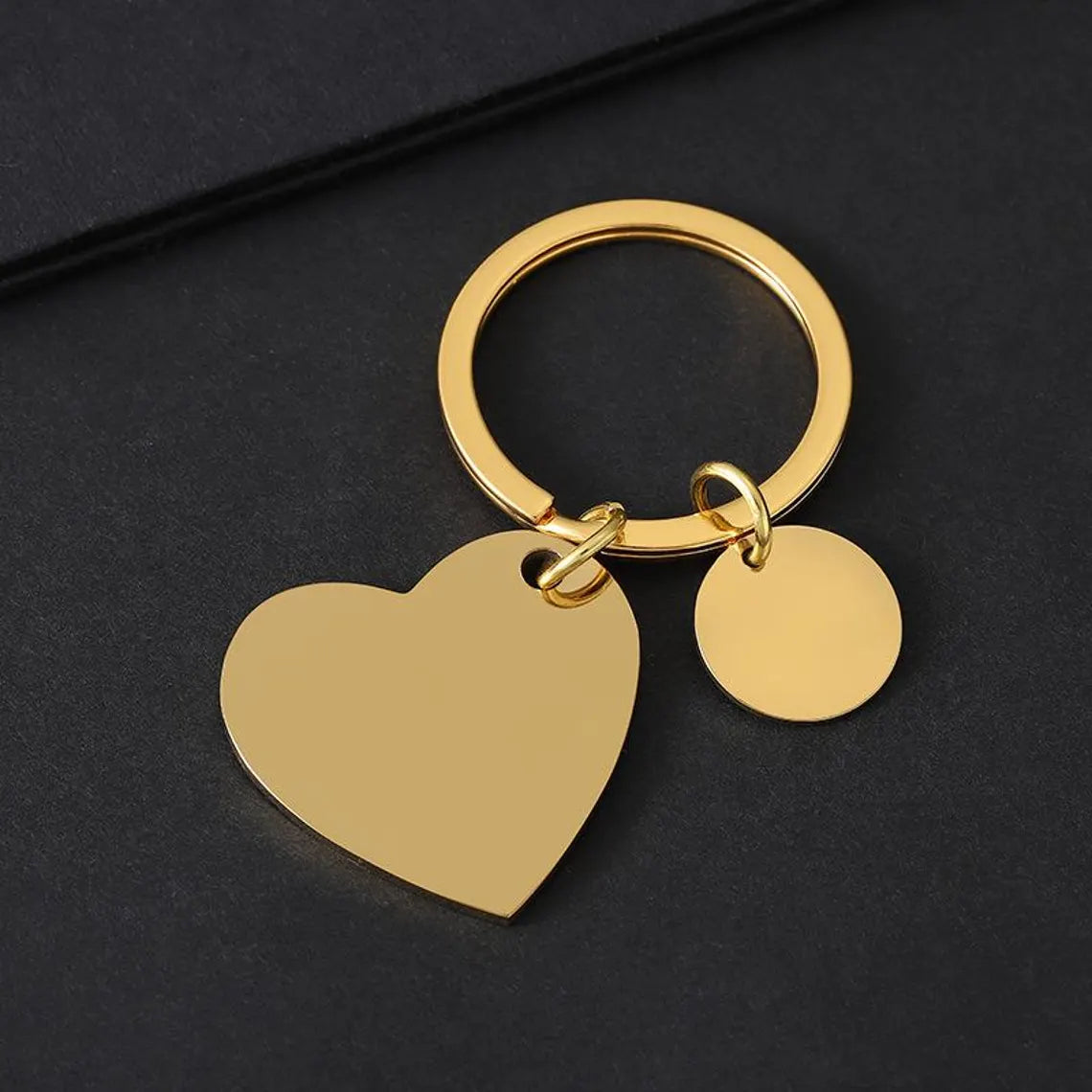 Heart Tag Keychain