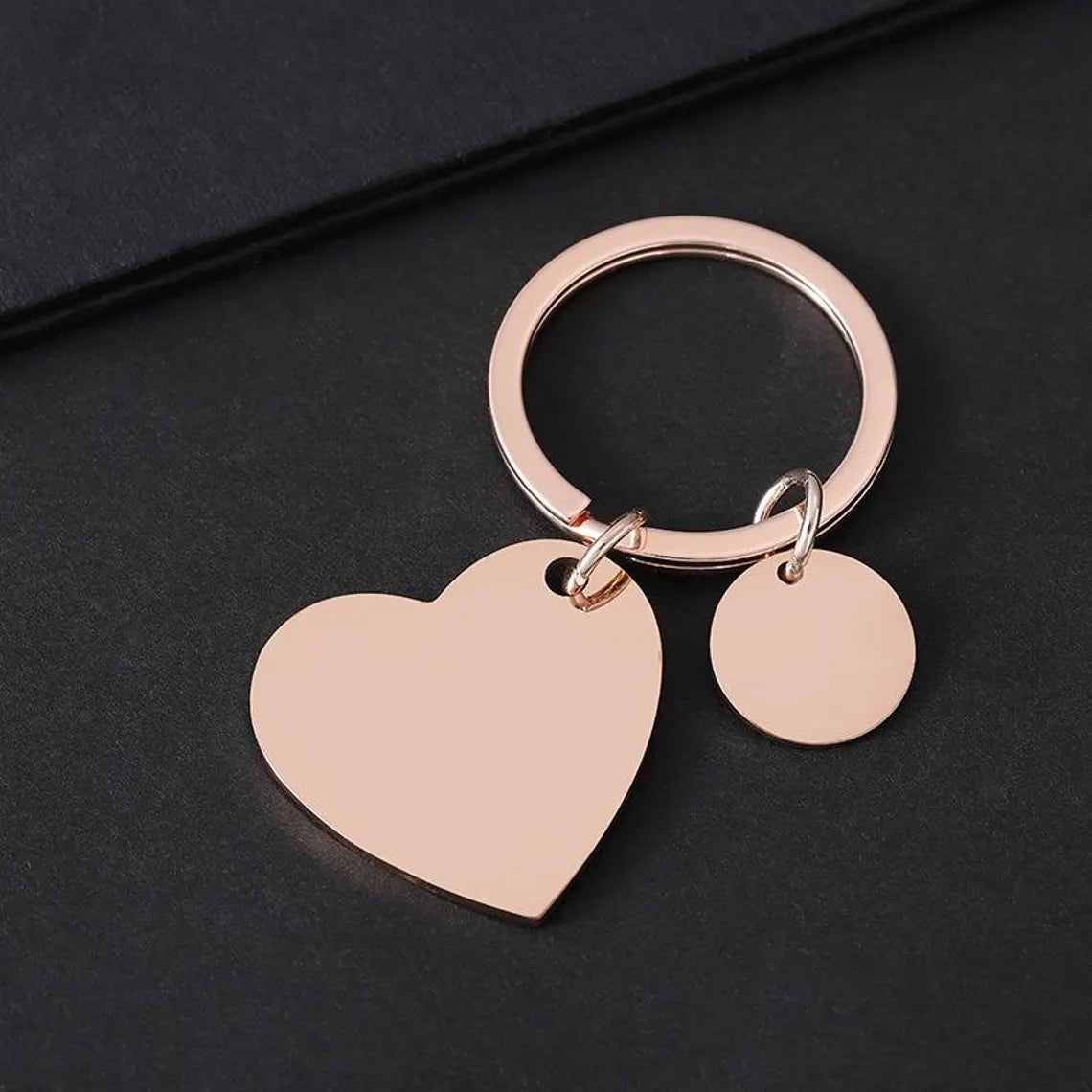 Heart Tag Keychain