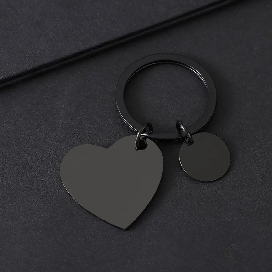 Heart Tag Keychain