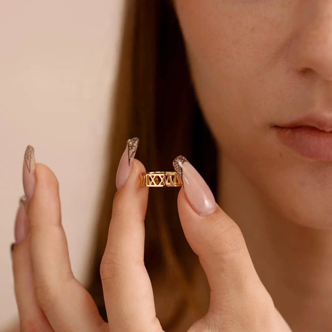 Personalised Roman Ring
