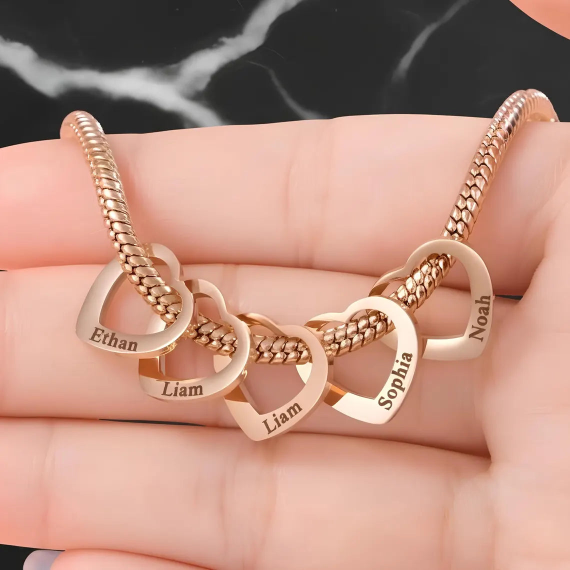 Heart Name Bangle