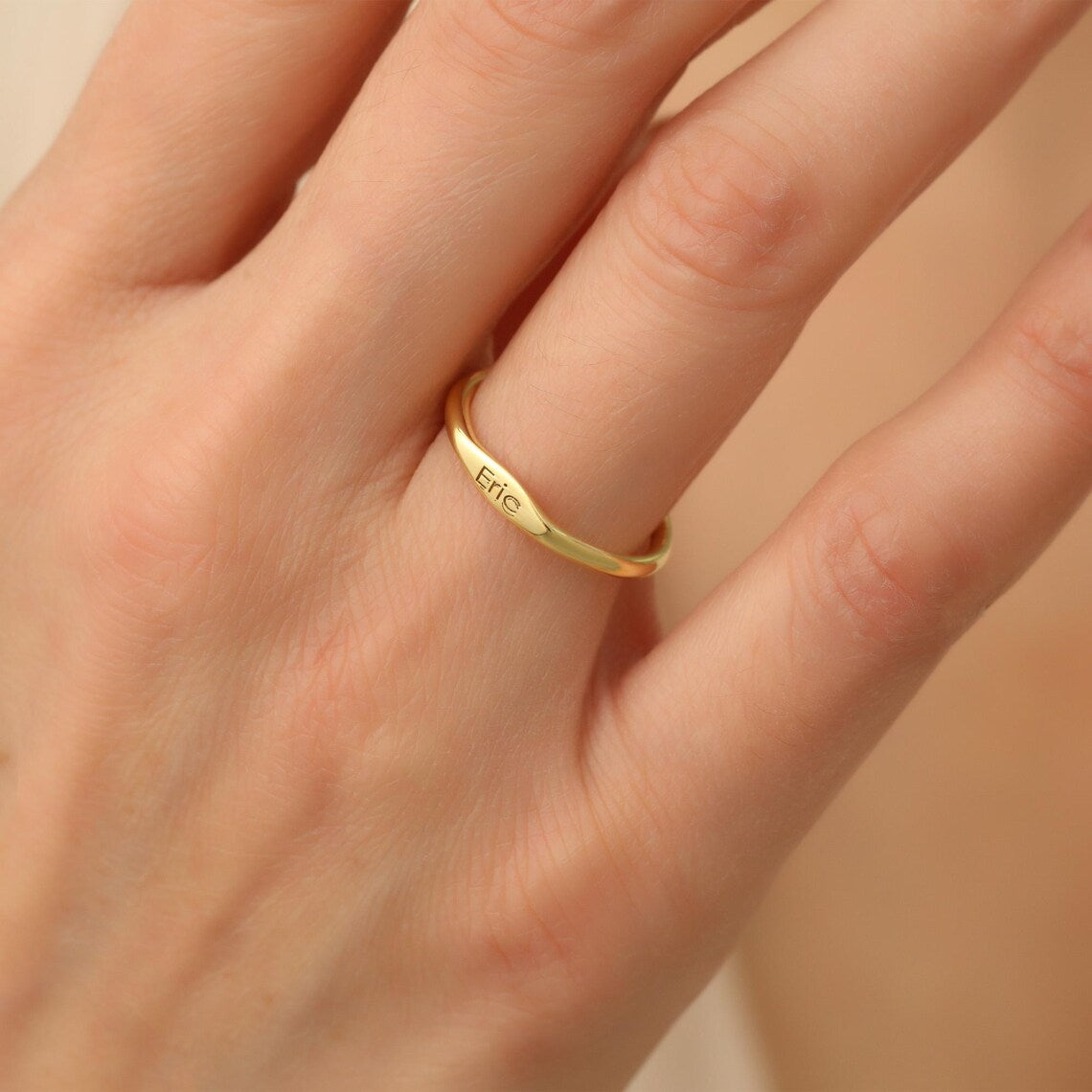 Signature Name Ring