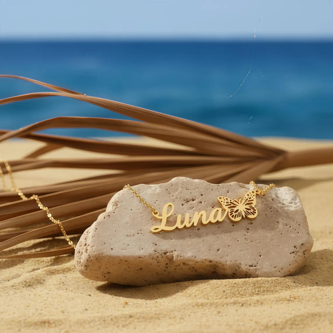 Butterfly Name Necklace