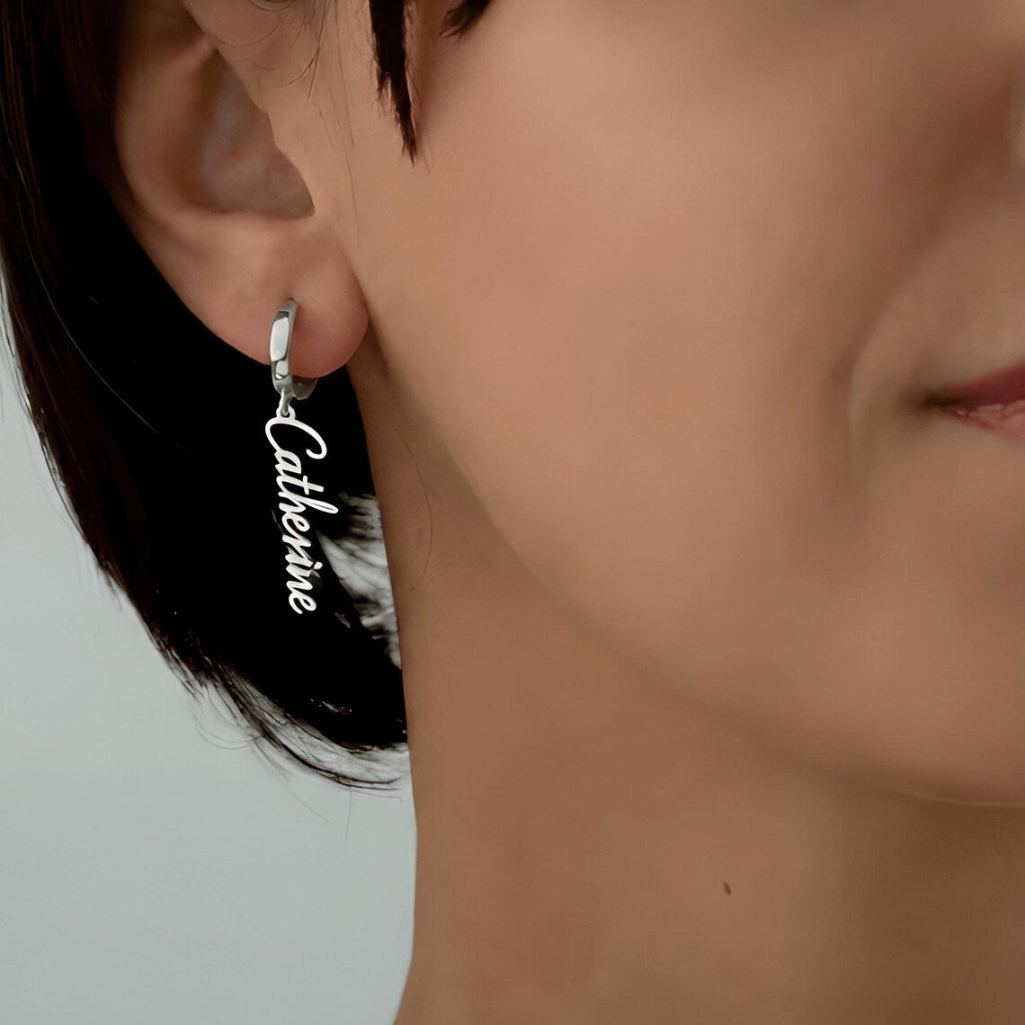 Script Name Earrings