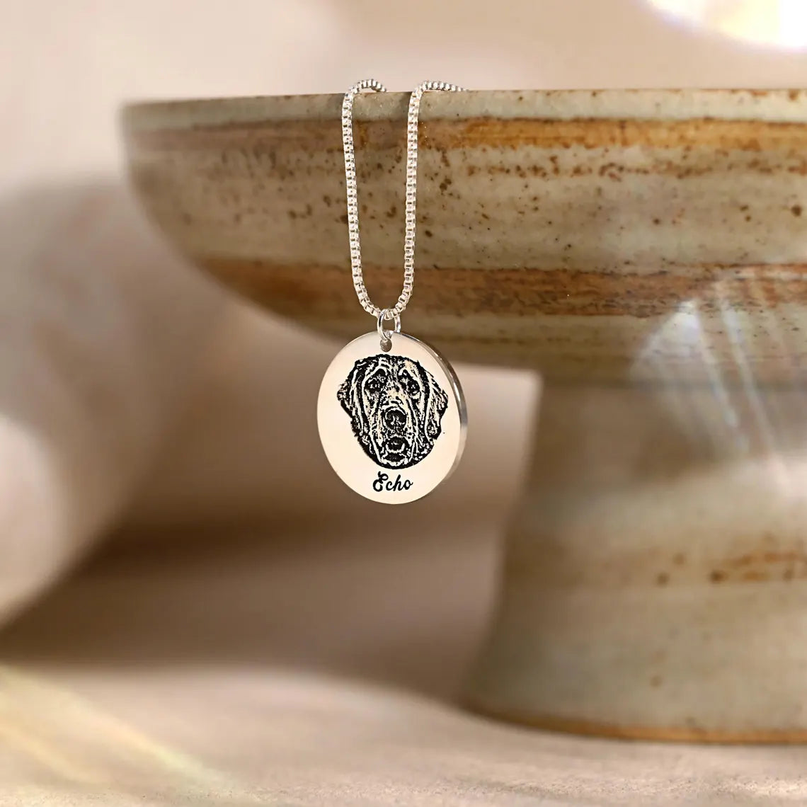 Pet Portrait Necklace