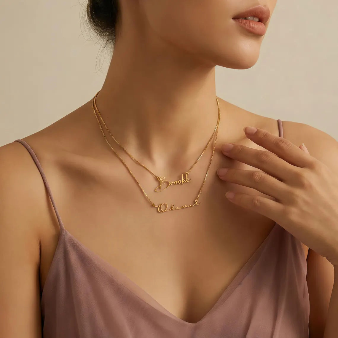 Layered Name Necklace