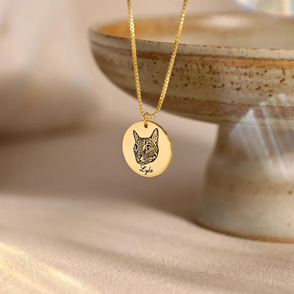 Pet Portrait Necklace