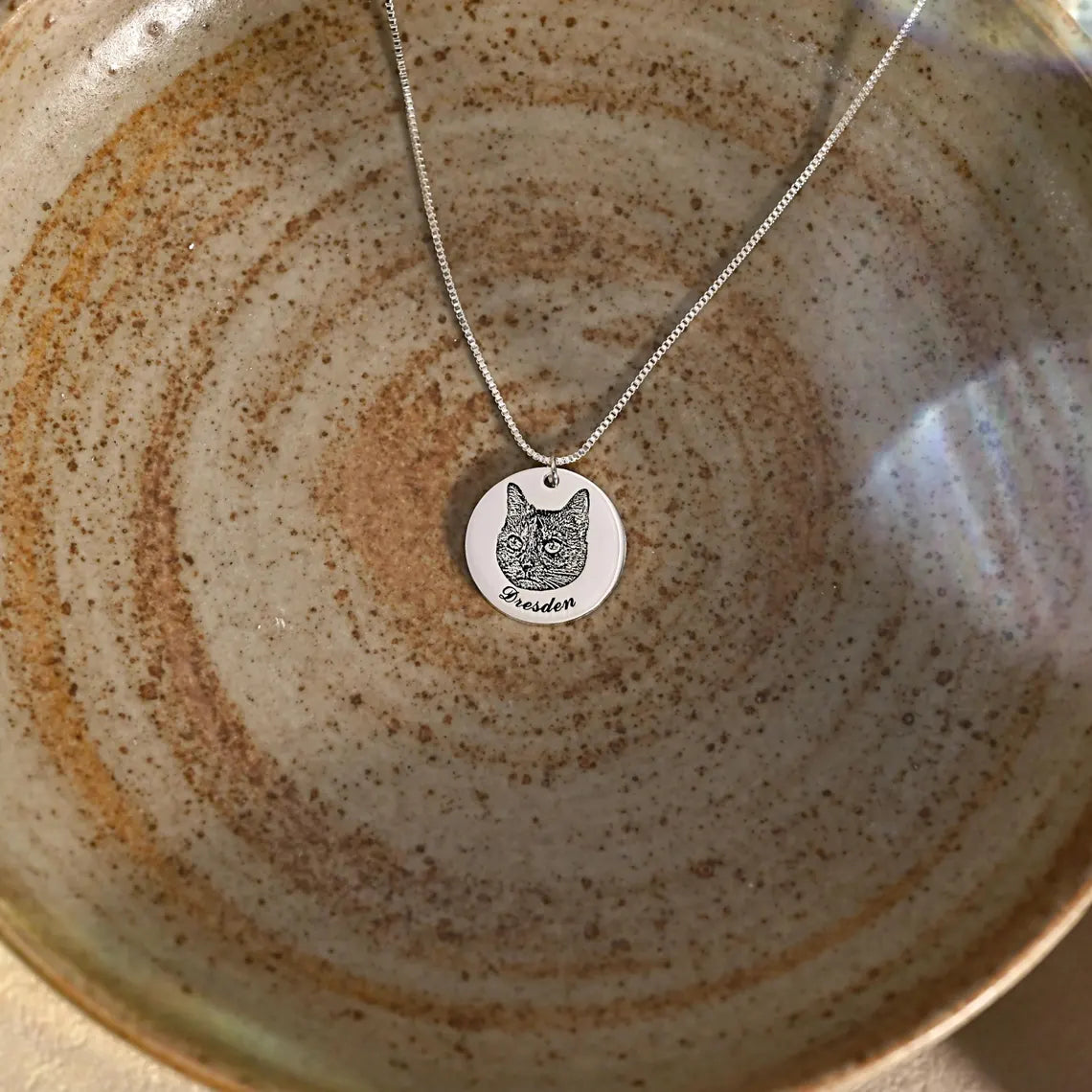 Pet Portrait Necklace